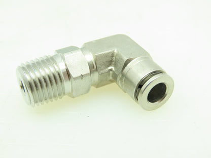 SealExcel Stainless Push In 90° Male Swivel Elbow 6mm Tube x 1/4" BSPT Lot of 10