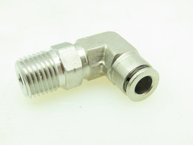 SealExcel Stainless Push In 90° Male Swivel Elbow 6mm Tube x 1/4" BSPT Lot of 10