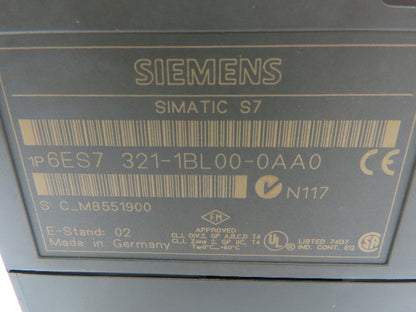 Siemens 6ES7321-1BL00-0AA0 Digital Input Module Simatic S7 Lot of 3 No Door