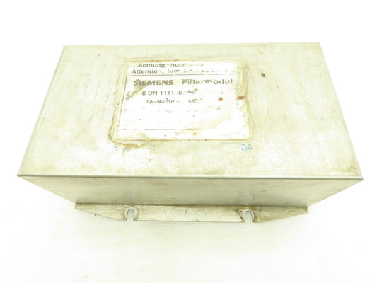 Siemens 6 SN 1111-0AA01-1BA0 Filtermodul 440/250V 16A Simodrive Power Filter