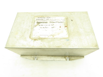 Siemens 6 SN 1111-0AA01-1BA0 Filtermodul 440/250V 16A Simodrive Power Filter