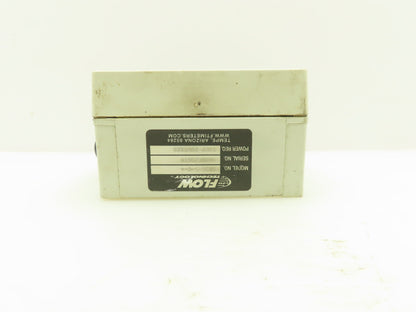 Flow Technology BR30-5-C-4 Rate/Totalizer Loop Powered w/4-20mA NEMA 4 Enclosure
