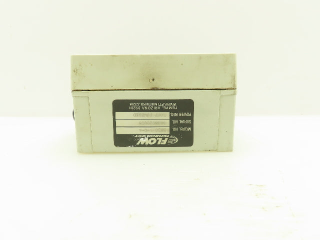 Flow Technology BR30-5-C-4 Rate/Totalizer Loop Powered w/4-20mA NEMA 4 Enclosure