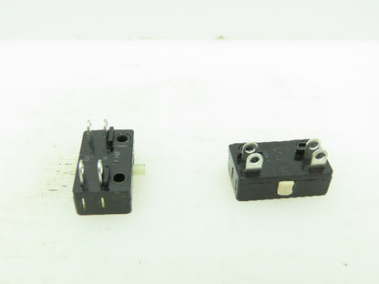 ITW 16-130121 Microswitch Subminiature Pin Plunger 125/250VAC 10.1-Amp LOT OF 2
