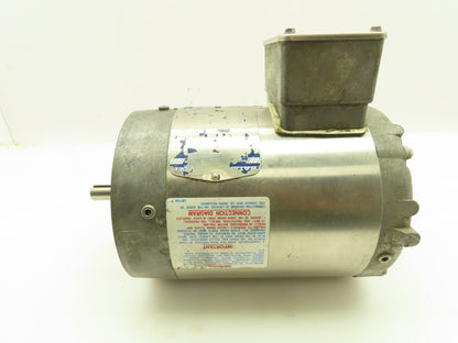 Baldor IDVSWDM3538 Washdown Inverter Duty Motor 1/2 hp 3ph 1765 rpm 230/460v 56C