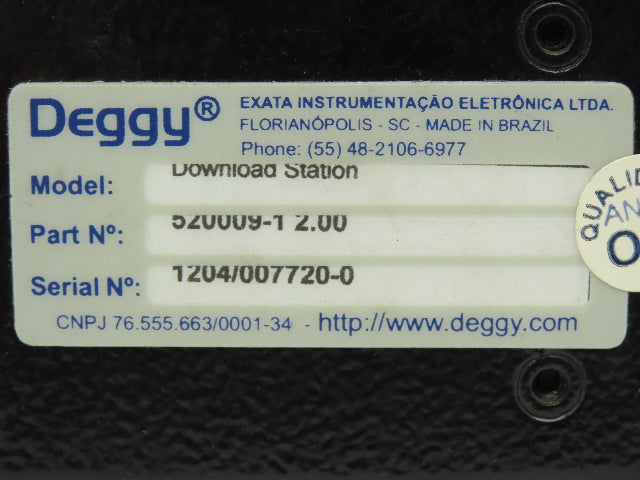 Deggy 520009-1 Download Station w/ 5' Ethernet Plug-In