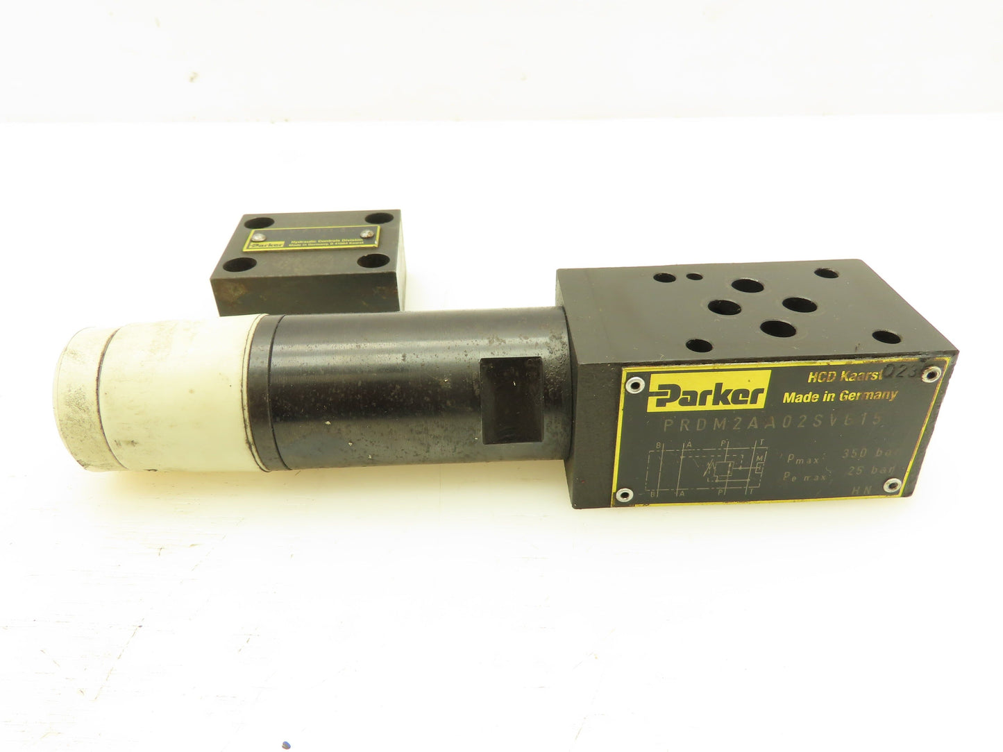 Parker D51VP071C PRDM2AA02SVG15 Hydraulic Valve 350 BAR w/D 51 Ser Cover Plate