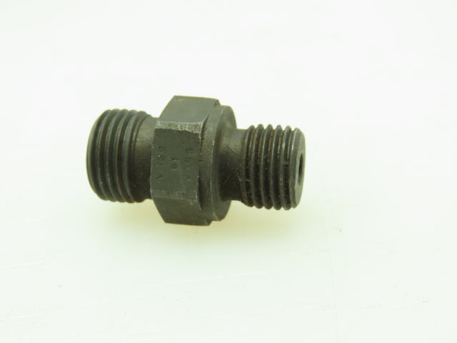 VOSS Steel Flareless Metric Straight Male Connector 8mm Tube x 1/4 BSPP Lot of 6