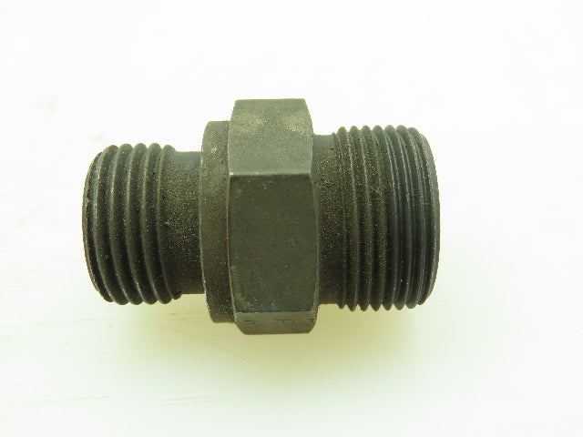 VOSS Steel Flareless Metric Straight Male Connector 16mm Tube  1/2 BSPP Lot of 6