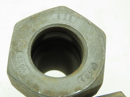 VOSS Steel Flareless Metric Straight Male Connector 25mm Tube x  M33x2  Lot of 3