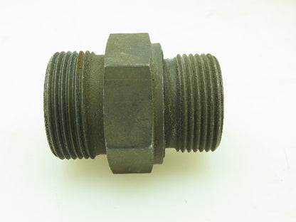VOSS Steel Flareless Metric Straight Male Connector 25mm Tube x  M33x2  Lot of 3