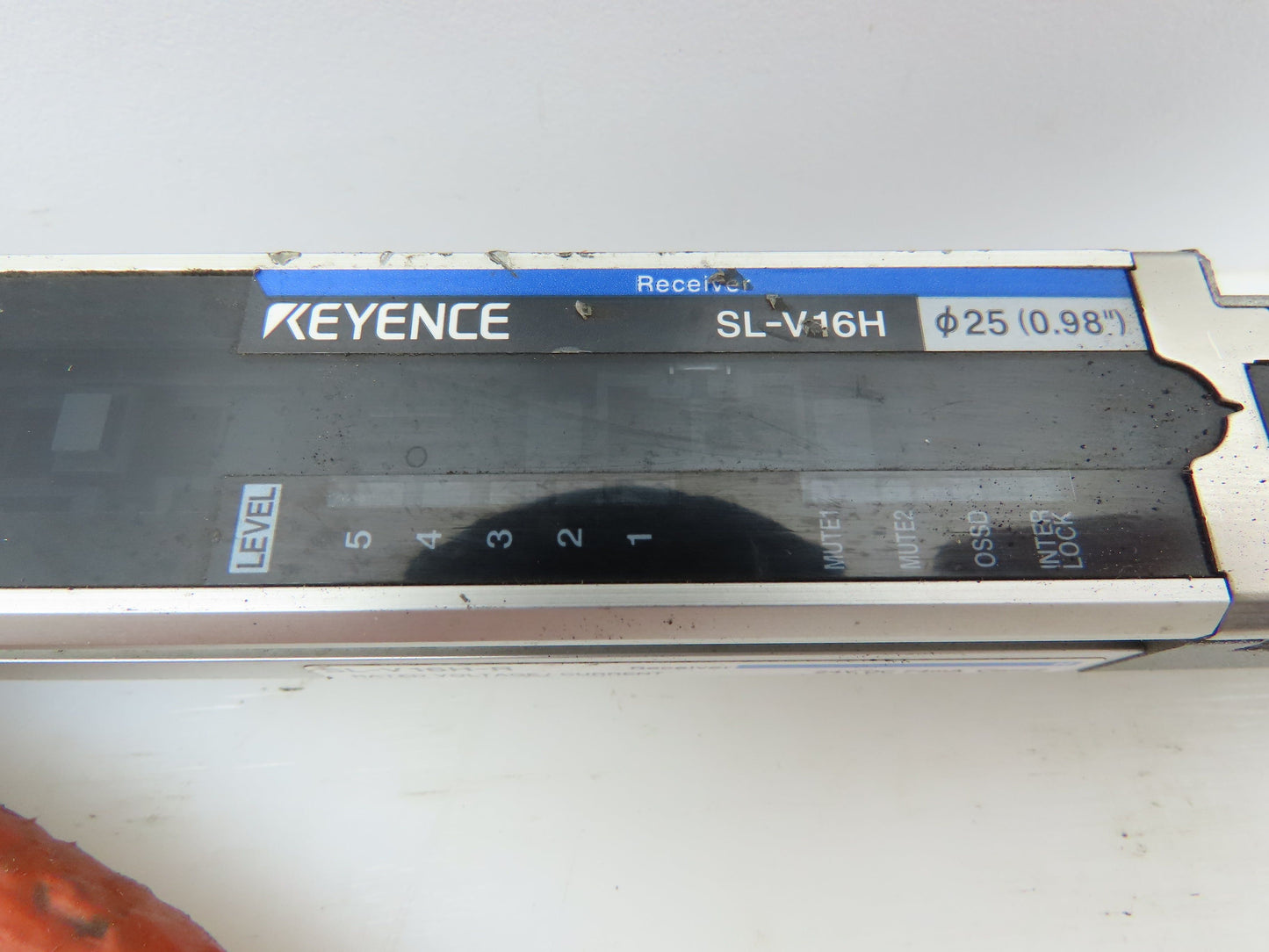 Keyence SL-V16H-R / SL-V16H-T Light Curtain Receiver & Transmitter 24VDC W/ Cord