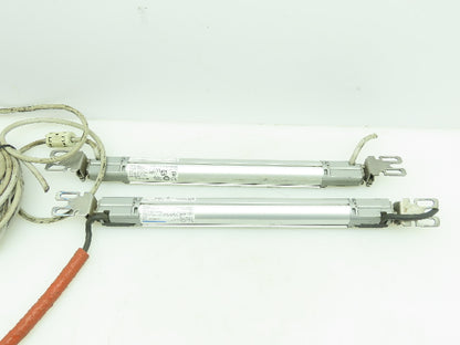 Keyence SL-V16H-R / SL-V16H-T Light Curtain Receiver & Transmitter 24VDC W/ Cord