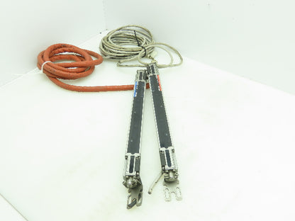 Keyence SL-V16H-R / SL-V16H-T Light Curtain Receiver & Transmitter 24VDC W/ Cord