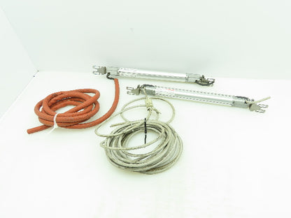 Keyence SL-V16H-R / SL-V16H-T Light Curtain Receiver & Transmitter 24VDC W/ Cord