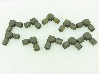 VOSS Steel Flareless Metric 90° Union Compression Elbow 4mm Tube  LOT OF 10