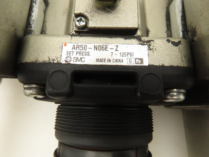SMC ISE30A-N01-P-P Wall Mounted Air Shutoff Regulator Filter Unit PSI Display