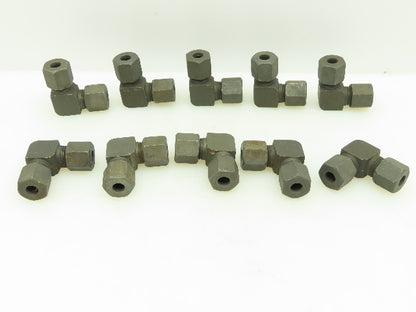 VOSS S8 Steel Flareless Metric 90° Union Compression Elbow 8mm Tube  LOT of 10