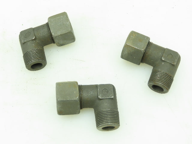 VOSS Steel Metric 90° Union Compression Elbow 16mm Tube x M22x1.25  LOT of 3