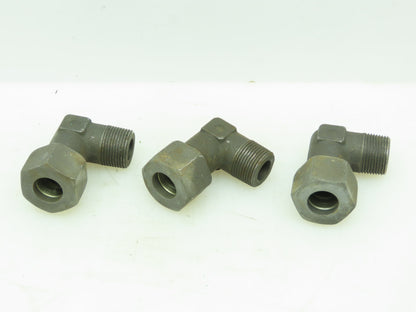 VOSS Steel Metric 90° Union Compression Elbow 16mm Tube x M22x1.25  LOT of 3