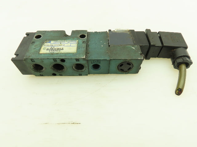 MAC 812C-PM-111CA-112 Pneumatic Solenoid Valve 150PSI 1/4"NPT 120V Coil 2-Way