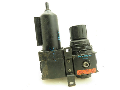 Wilkerson F28-C4-SH00 Pneumatic Adj Regulator & Filter 1/2"NPT 150PSI FRP-96-653