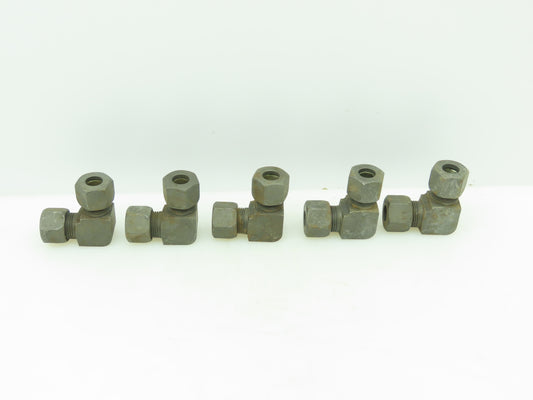 VOSS S12 Steel Flareless 90° Metric Union Compression Elbow 12mm Tube  Lot of 5