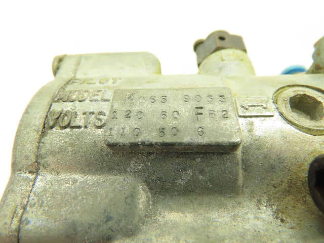 Bellows K065 9033 Pneumatic Pilot Oper Solenoid Valve  110/120V 1/4"NPT LOT OF 2