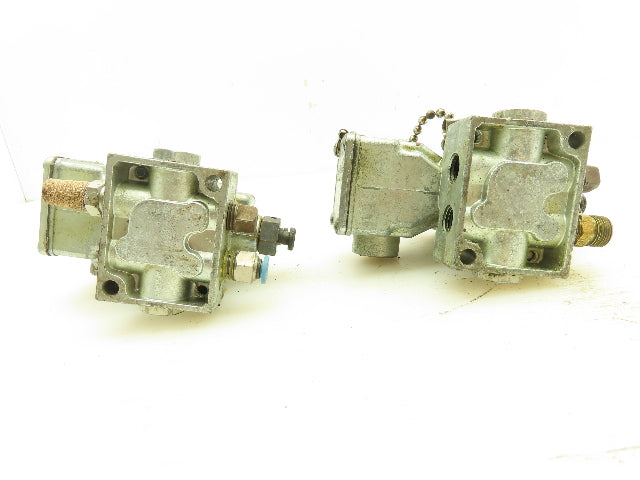 Bellows K065 9033 Pneumatic Pilot Oper Solenoid Valve  110/120V 1/4"NPT LOT OF 2