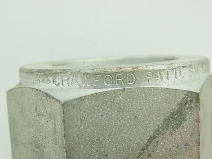 Crawford Swagelok Steel Compression Fitting Union Tee 1-1/2" Tube Double Ferrule