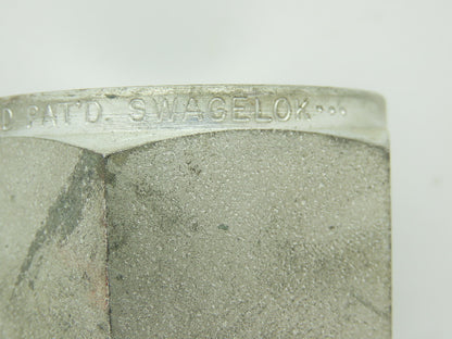 Crawford Swagelok Steel Compression Fitting Union Tee 1-1/2" Tube Double Ferrule