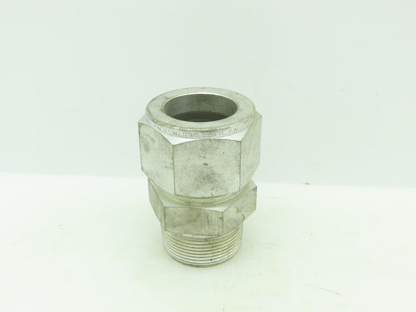 Swagelok Steel Compression Straight Male Connector  1-1/2" Tube x 1-1/2" NPT