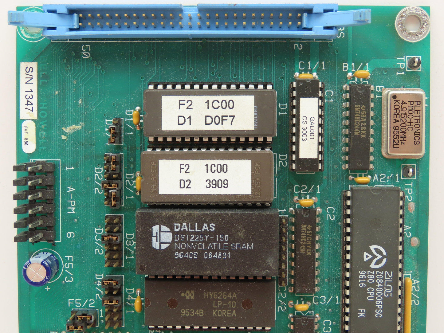 Bell and Howell CS-538-000B CPU BOARD REV.2 Circuit Board PLC