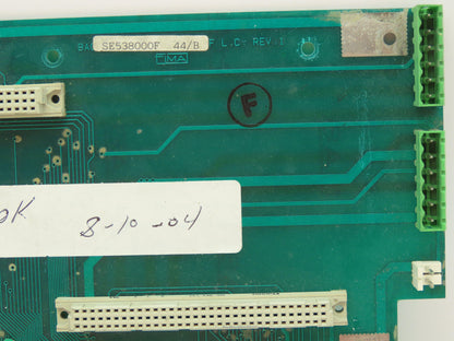 Bell and Howell CS-538-000F REV.1 Back Panel Board Circuit Board SE538000F 44/B