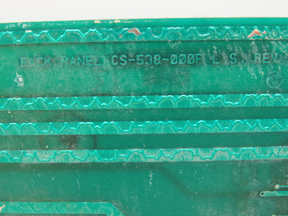 Bell and Howell CS-538-000F REV.1 Back Panel Board Circuit Board SE538000F 44/B