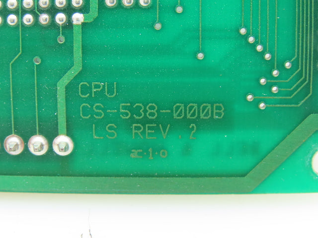 Bell and Howell CS-538-000B LC CPU Card Circuit Board REV 2 S/N 0769