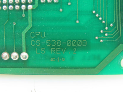 Bell and Howell CS-538-000B LC CPU Card Circuit Board REV 2 S/N 0769