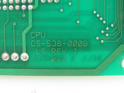 Bell and Howell CS-538-000B LC CPU Card Circuit Board REV 2 S/N 0769