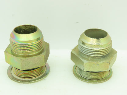 Triple-Lok 37° Flare Male Connector SAE-20  1-1/4" JIC x 1-1/4" BSPP Lot of 2