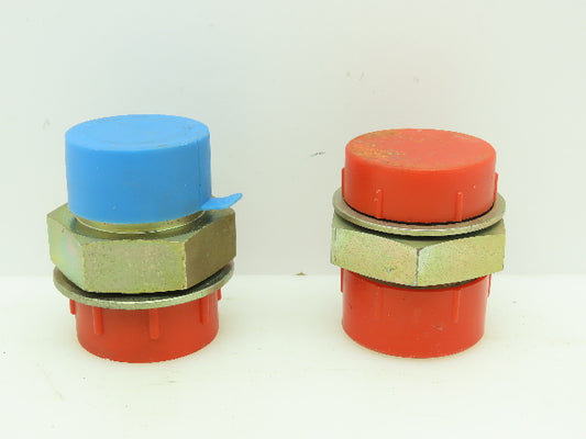 Triple-Lok 37° Flare Male Connector SAE-20  1-1/4" JIC x 1-1/4" BSPP Lot of 2