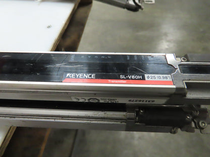 Keyence SL-V80H SL-V16H Safety Light Curtain Transmitter & Receiver 24V