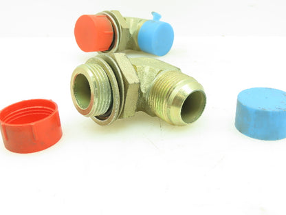 TripleLok 37° Flare Male Elbow Connector SAE-16  1" JIC x 1" BSPP  Lot of 2