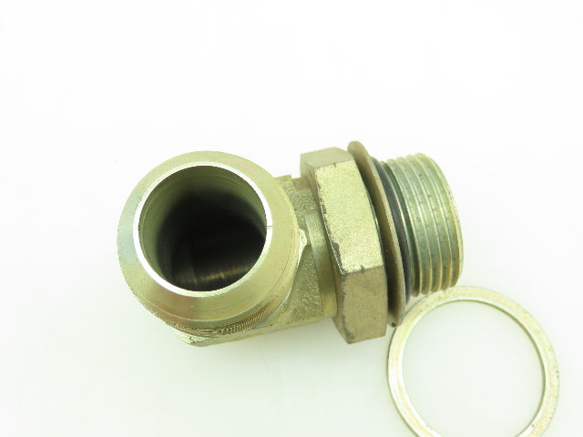 TripleLok 37° Flare Male Elbow Connector SAE-16  1" JIC x 1" BSPP  Lot of 2