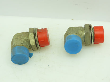 TripleLok 37° Flare Male Elbow Connector SAE-16  1" JIC x 1" BSPP  Lot of 2