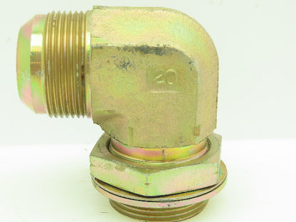 Triple-Lok 37° Flare Male Elbow Connector SAE-20  1-1/4" JIC x 1-1/4" BSPP