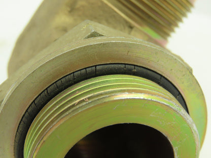 Triple-Lok 37° Flare Male Elbow Connector SAE-20  1-1/4" JIC x 1-1/4" BSPP