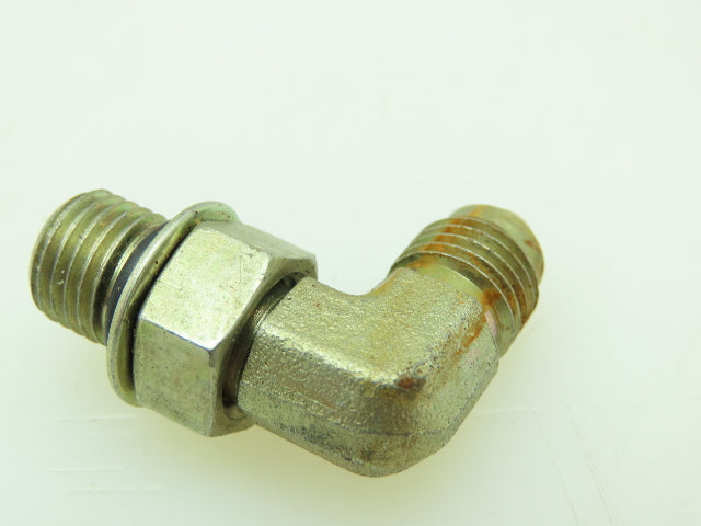 Triple-Lok 37° Flare Male Elbow SAE-4  1/4" JIC  x 1/4" O-Ring Boss  LOT of 10