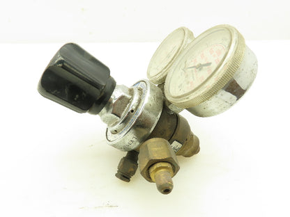 MG Industries LV33464 Dual Gauge Gas/Pressure Adj. Reg. Model 158 4000PSI 60PSI