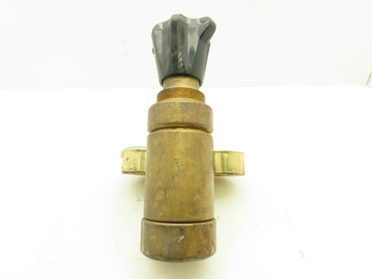 Harris 750 Servo Dome Adjustable Gas Brass Regulator 500PSI Dual Gauge