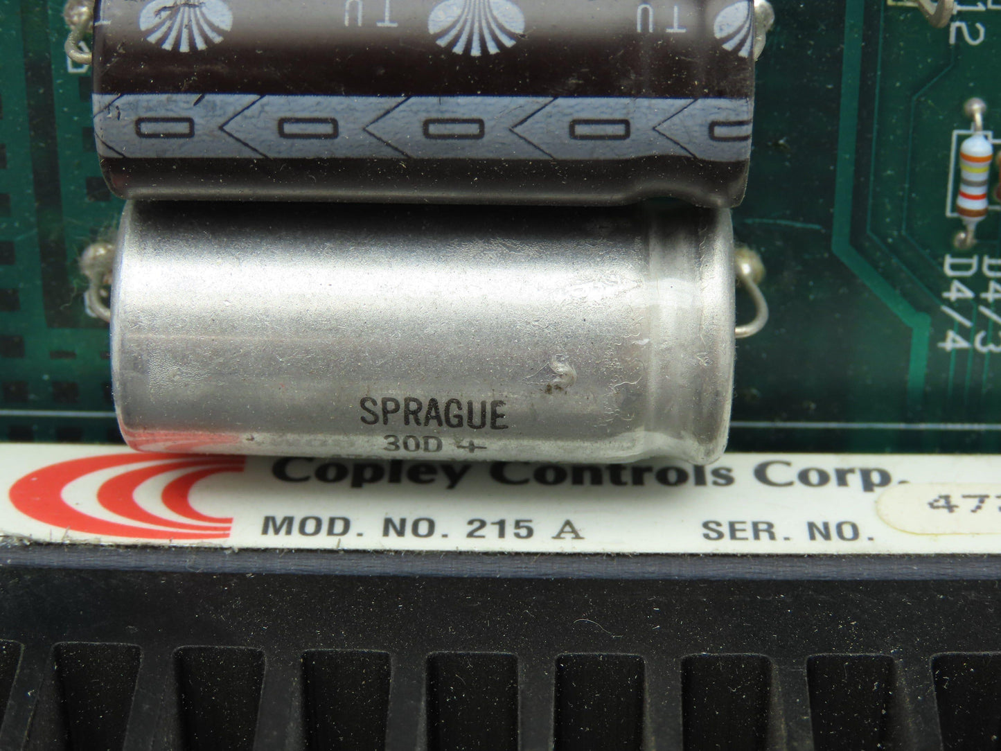 Bell and Howell 215 A Copley Controls Servo Amplifier Controller Slave Rev 2